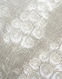 Flora Linen Fabric, Sandstone