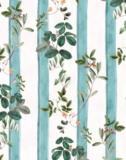 Florita Stripe, Blue