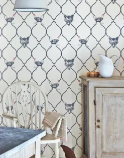 Fox & Hen, Charcoal on Parchment