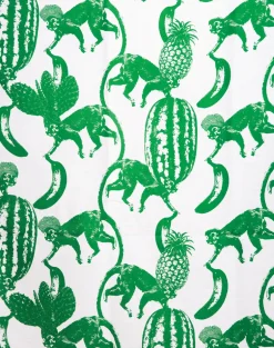 Funky Monkey Fabric, Green