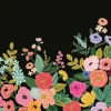 Garden Party Mural, Black R15192M