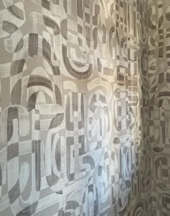 Grasscloth Down the Rabbit Hole, Metal