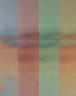 Grasscloth Horizon, Mist