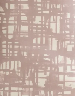 Grasscloth Monoprint, Mauve