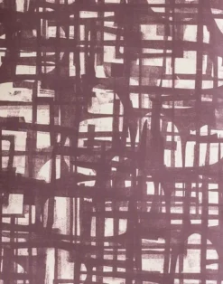 Grasscloth Monoprint, Raisin