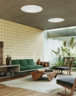 Grid - Large Thin, Line: Black | Background: Tan