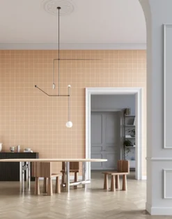 Grid - Large Thin, Line: Light Putty | Background: Putty