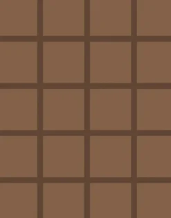 Grid - Small Bold, Line: Brown | Background: Light Brown