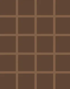 Grid - Small Bold, Line: Light Brown | Background: Brown