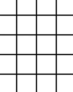 Grid - Small Thin, Line: Black | Background: White