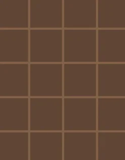 Grid - Small Thin, Line: Light Brown | Background: Brown