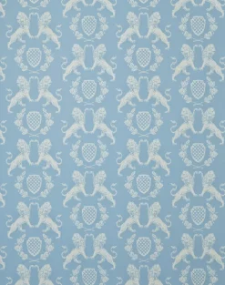 Heraldic Lion, Wedgewood Blue