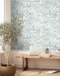 HIDDEN CLOUDS PASTEL GREEN