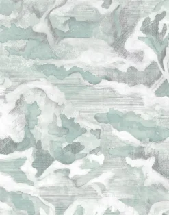 HIDDEN CLOUDS PASTEL GREEN