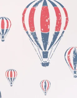 Hot Air Balloons, Red White Blue