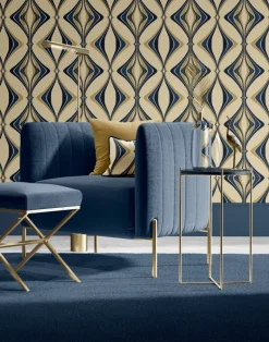 Hourglass, Sandy Teal Gold