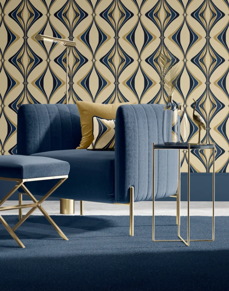 Hourglass, Sandy Teal Gold