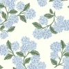 Hydrangea, Blue & White RI5143