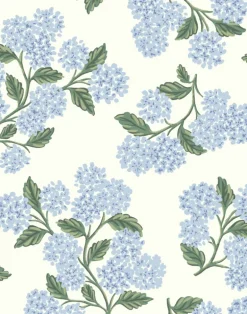 Hydrangea, Blue & White RI5143