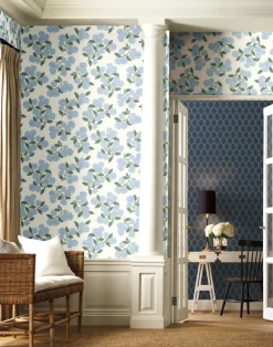 Hydrangea, Blue & White RI5143