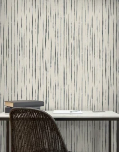 Inky Stripe, Blue Premium Matte