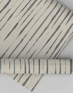 Inky Stripe, Blue Premium Matte