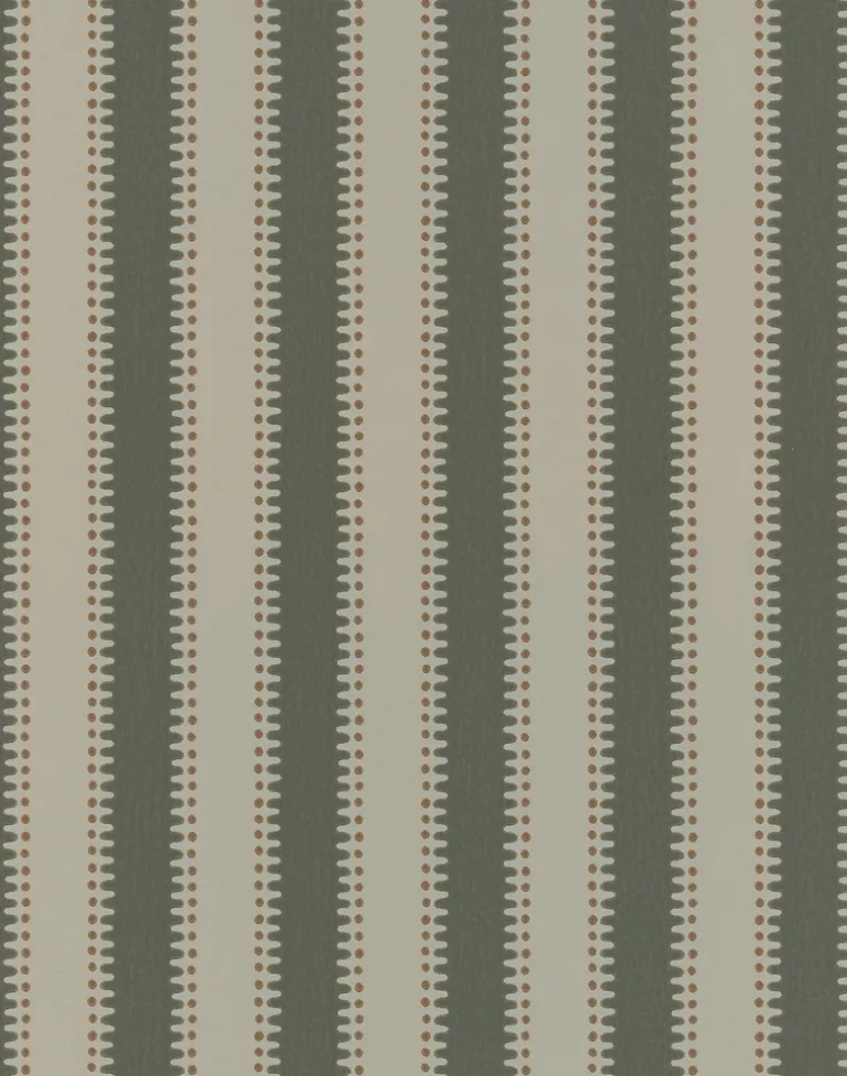Jagged Stripe, Dusty Olive