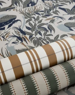 Jagged Stripe, Dusty Olive