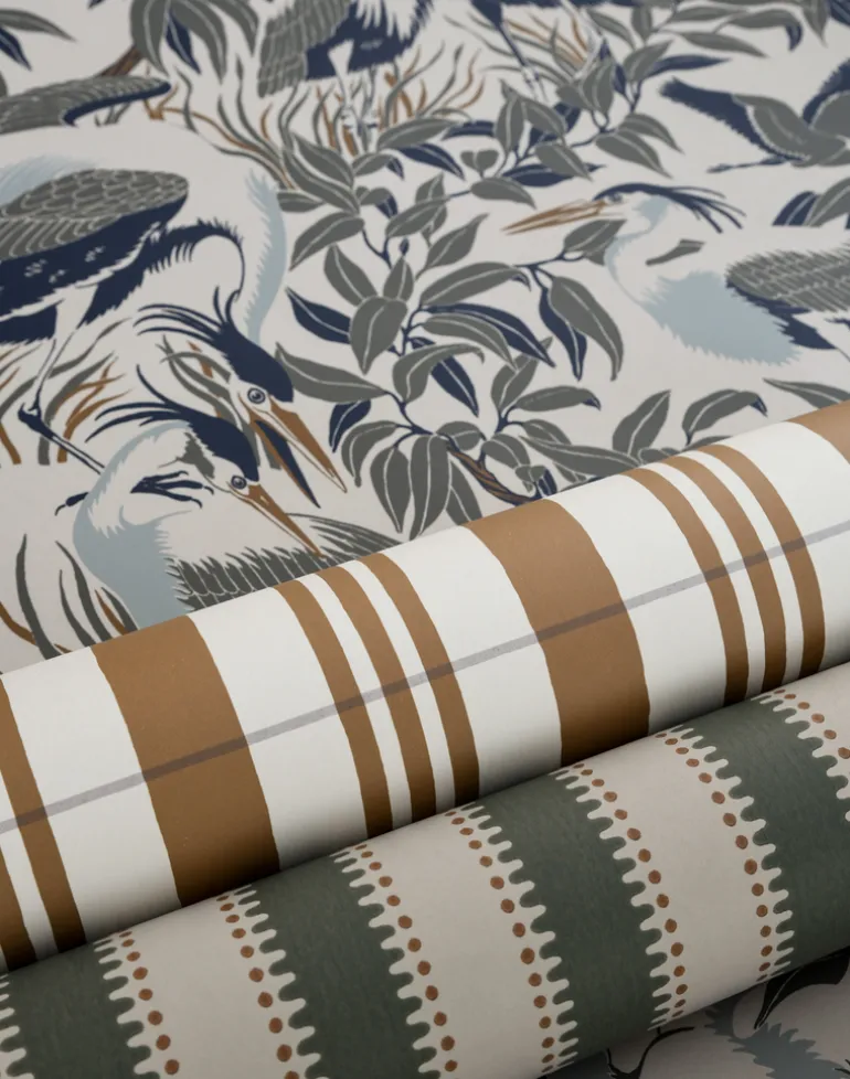 Jagged Stripe, Dusty Olive