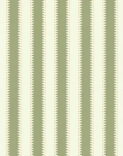 Jagged Stripe, Leaf Green
