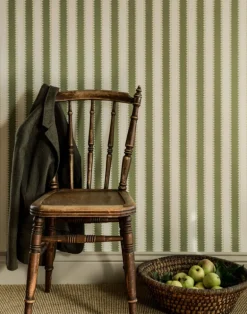 Jagged Stripe, Leaf Green