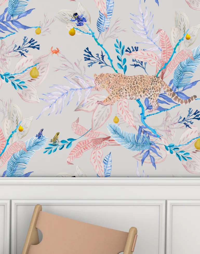 Jaguar, Coral & Blue