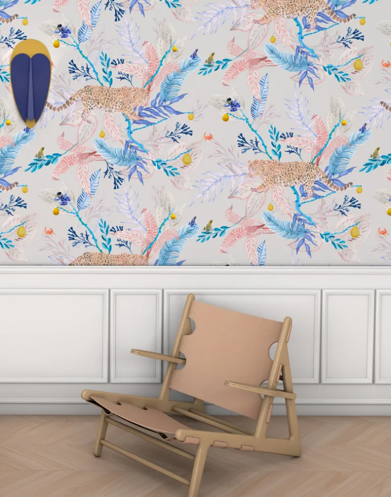 Jaguar, Coral & Blue