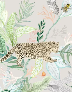 Jaguar, Pink, Grey, & Green