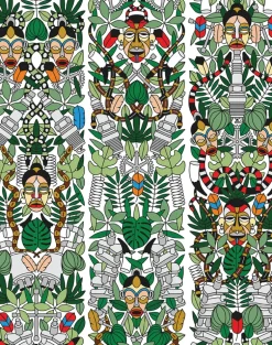 JOB-05 L’Afrique Archives Wallpaper by Studio Job