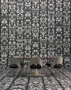 JOB-06 Withered Flowers Black Wallpaper by Studio Job