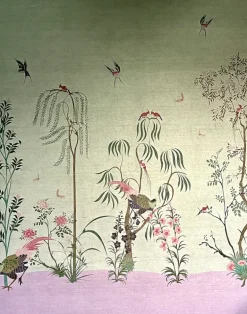 Joie de Vivre, Viscose and Linen Fabric