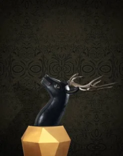 Jungle of Detail II, Gold & Black