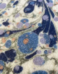 Juniper, Blue Anise Wool Fabric