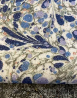 Juniper, Blue Anise Wool Fabric