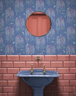 Kyoto Blossom, Bioluminescent Blue