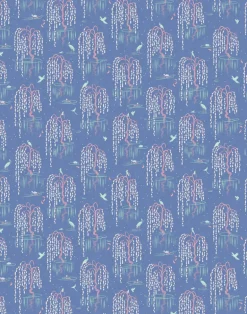 Kyoto Blossom, Bioluminescent Blue