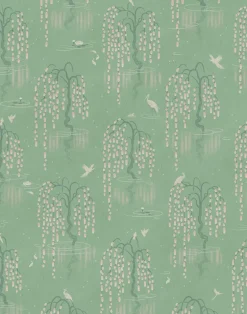 Kyoto Blossom, Willow Green