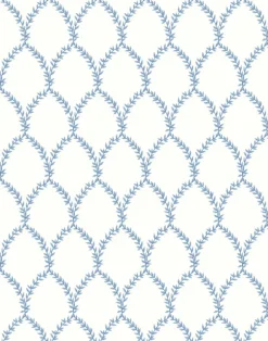 Laurel, Blue & White RI5180