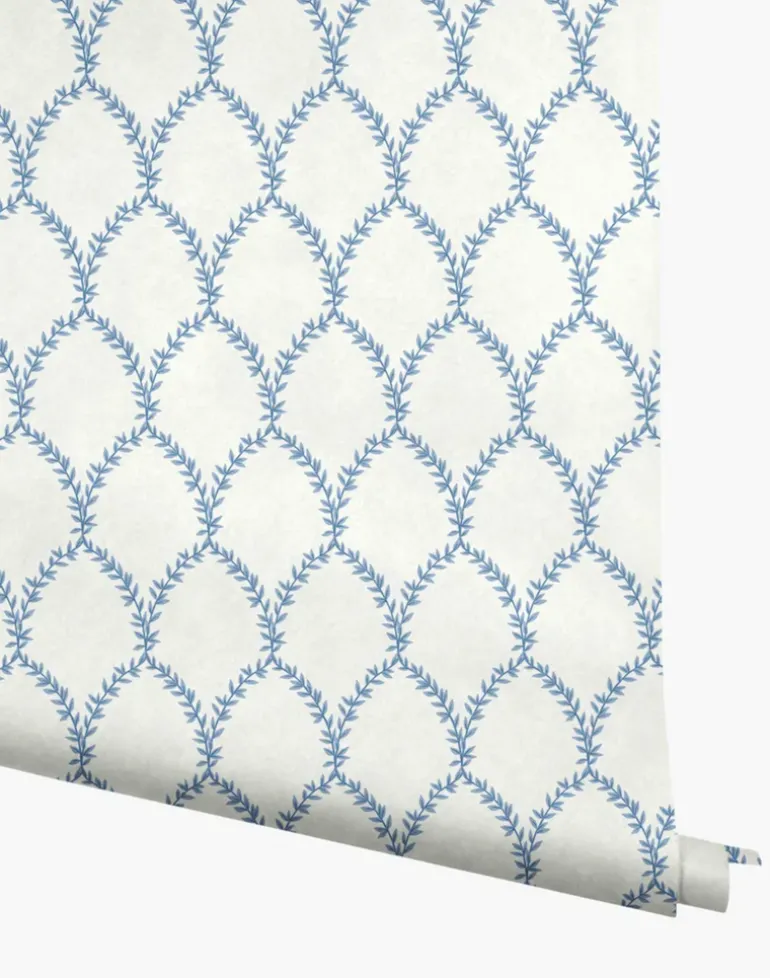 Laurel, Blue & White RI5180