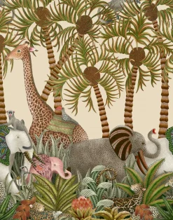 Letaba March, Spring Green & Ginger on Green 119/11046