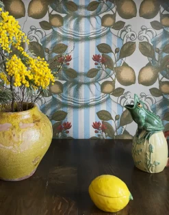 Limoncello, Beige/Blue Stripes