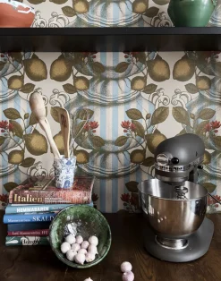 Limoncello, Beige/Blue Stripes