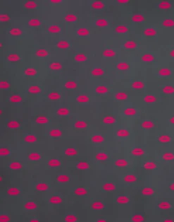 Lips, Hot Pink on Grey
