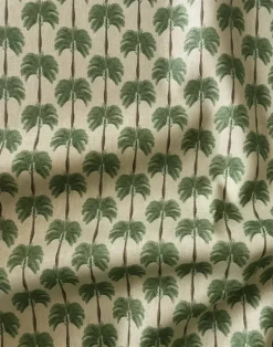 Little Palma Linen Fabric, Sand